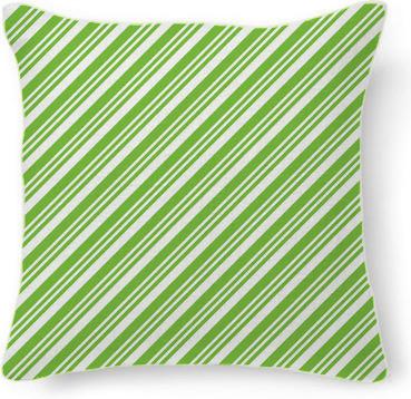 Bright Green Diagonal Stripes
