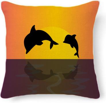 Dolphins at sunset v2