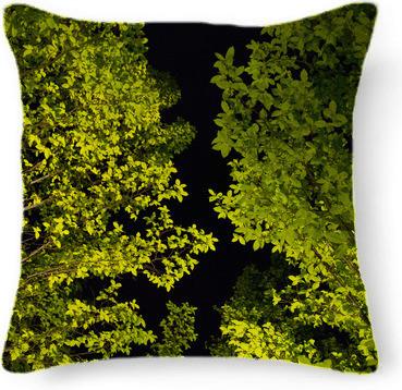 Glowing Leaves Pillow