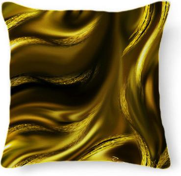 Gold pillow