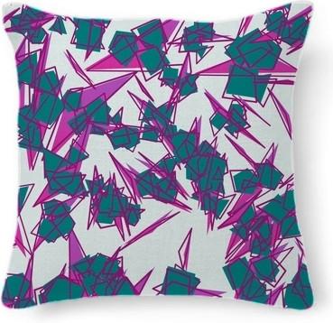 Purple and Turquoise Abstract