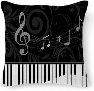 Whimsical Piano and musical notes