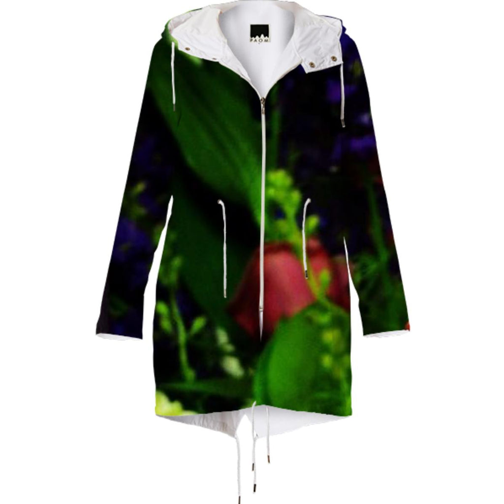 Abstract Bouquet Rain Coat