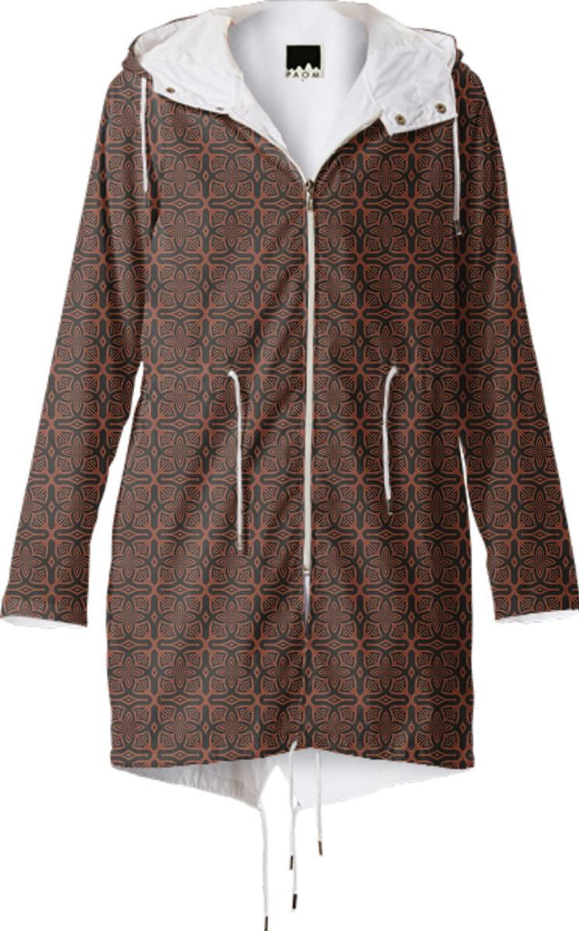 Fire Maze Tile Raincoat
