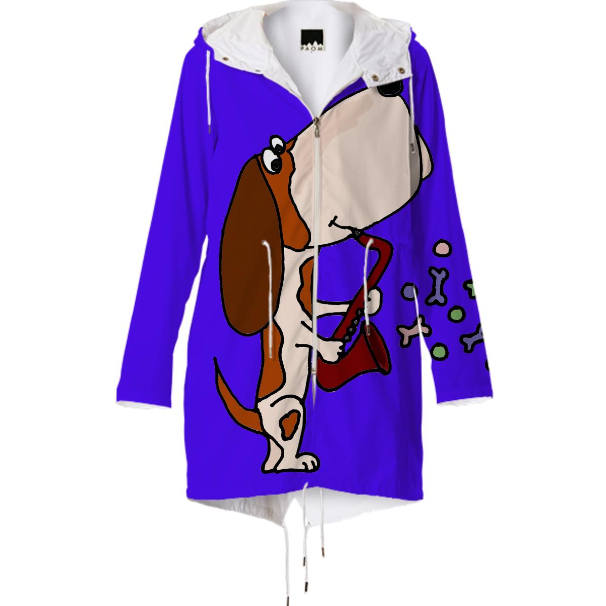 Basset hound raincoat top