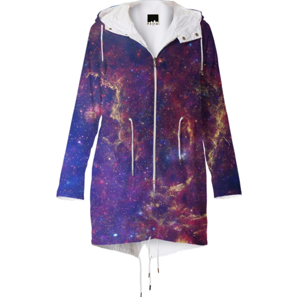 Galaxy raincoat top