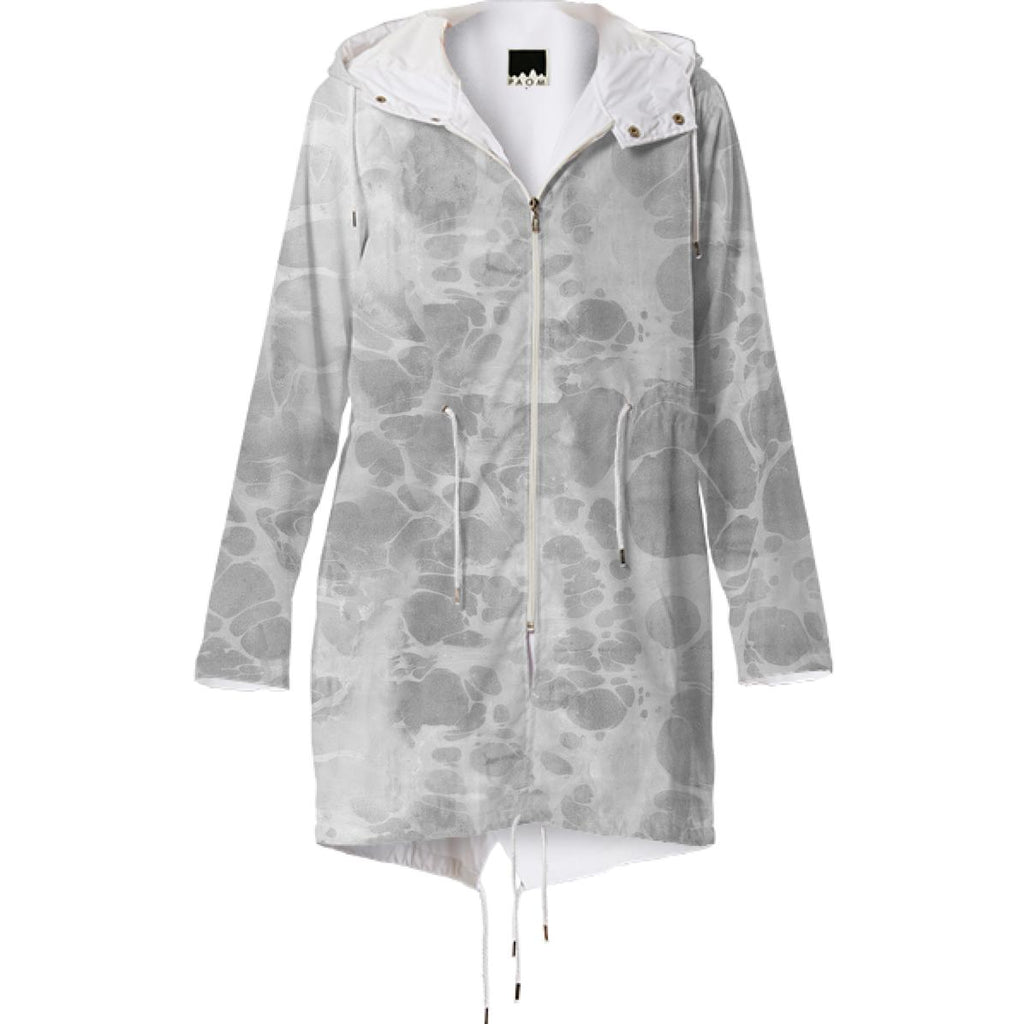Grey Marble Raincoat