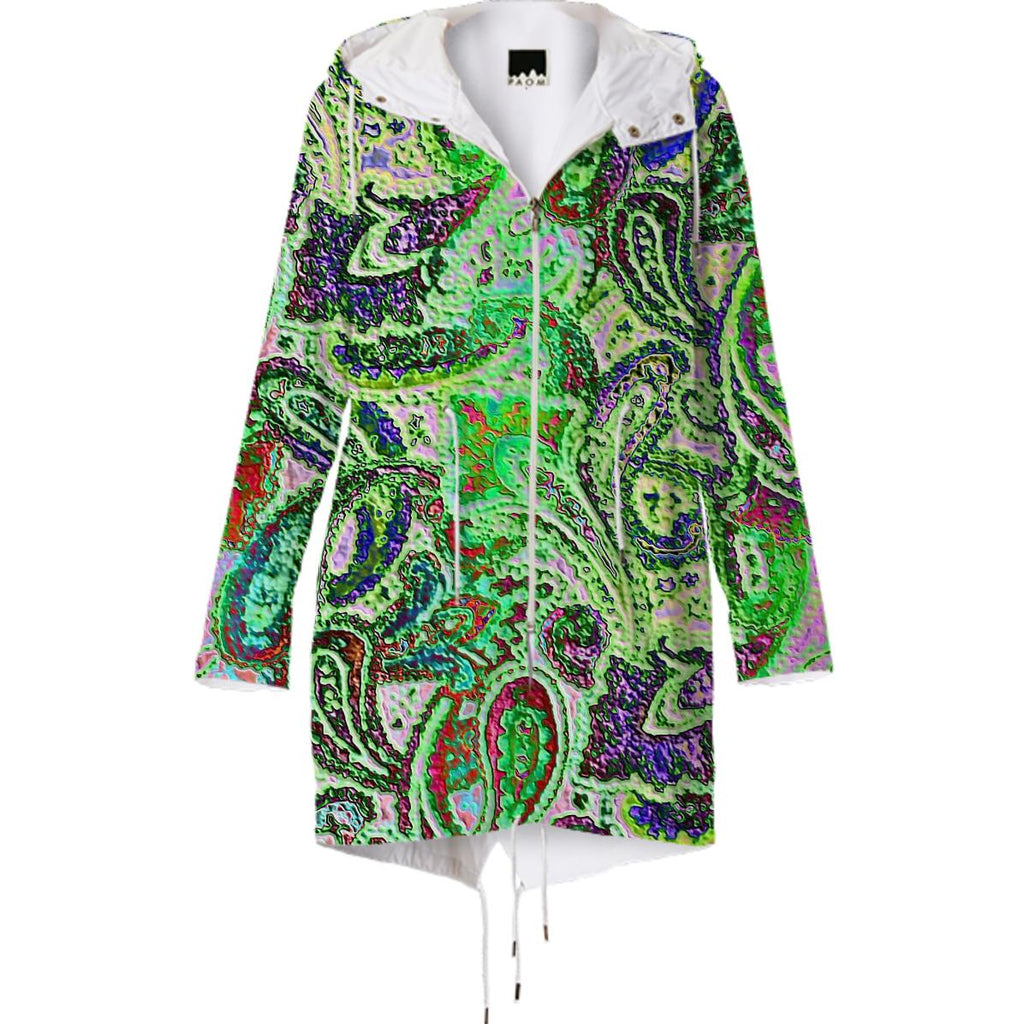 Plain Green Paisley