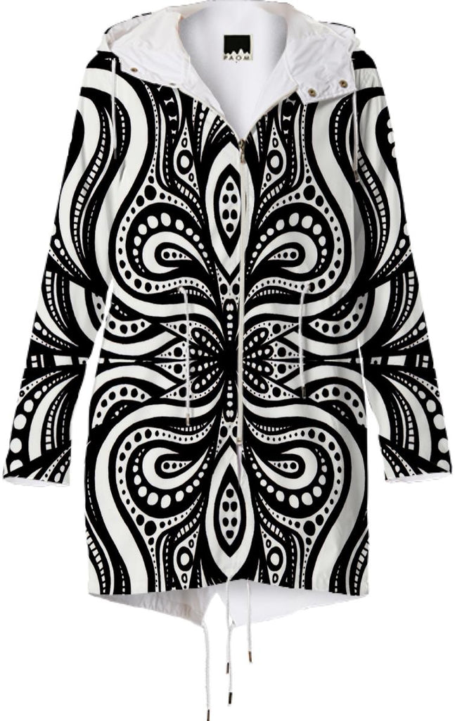 Psychedelic Black and White Swirls