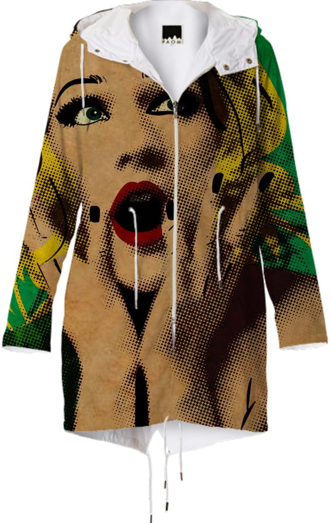 RETRO POP ART SURPRISED WOMAN