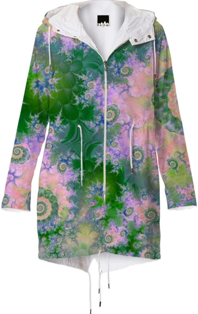 Rose Apple Green Dreams Abstract Fractal Water Garden