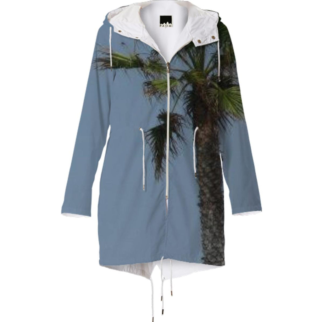 Santa Monica Palm Tree Rain Coat