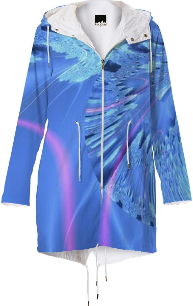 Sapphire Satin Explosion of Cosmic Color Pink Ribbon