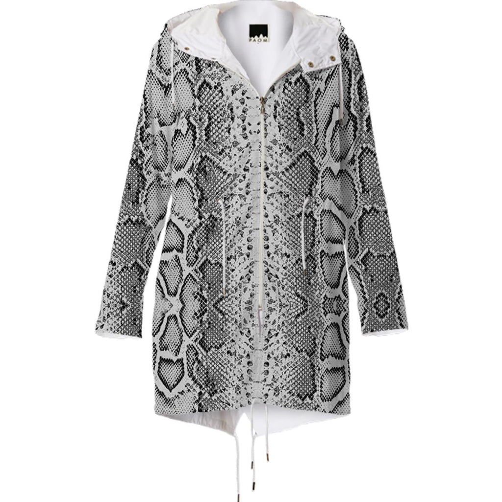 Snake Printed Rain Coat
