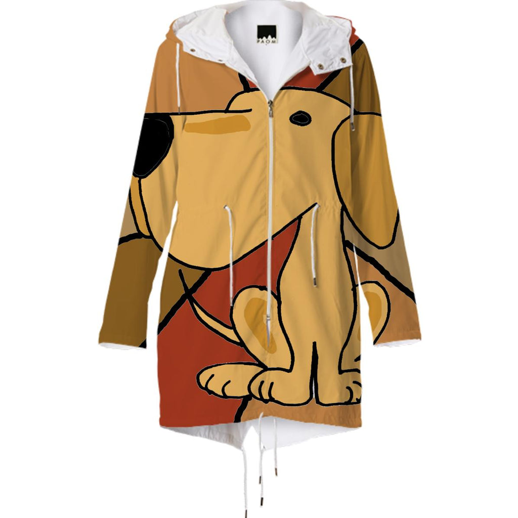 Yellow Labrador Retriever Raincoat Art