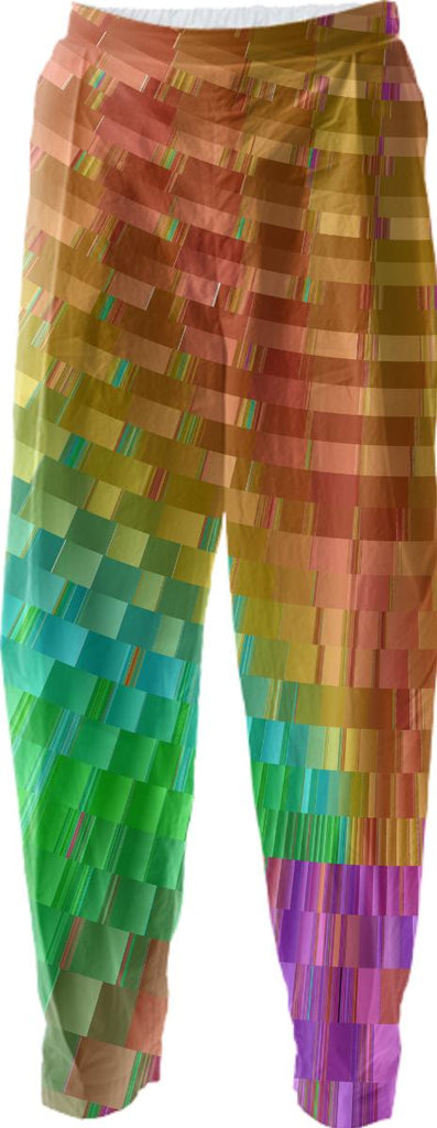 Fractal Weaving a Dream Abstract Relaxed Pant