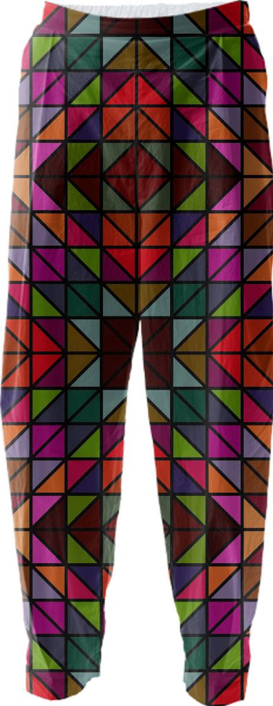 Multicolor mosaic pattern
