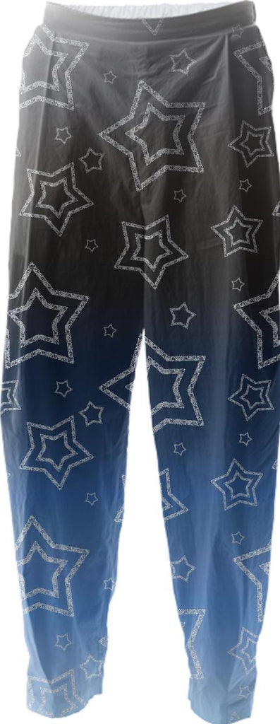 Ornated Silver Stars Relaxed Pant