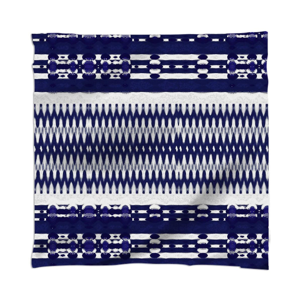 ABSTRACT BLUE SCARF