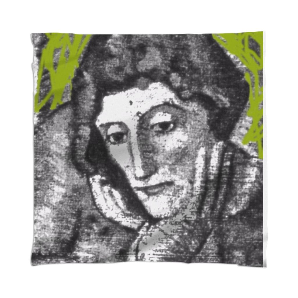 Chartreuse Picasso Muse Scarf