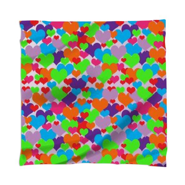 Hearts of Color Scarf