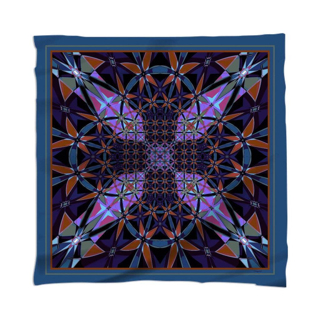 Kaleidoscope Lattice 36 inch scarf