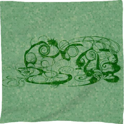 Abstract Frog Swirls And Twirls