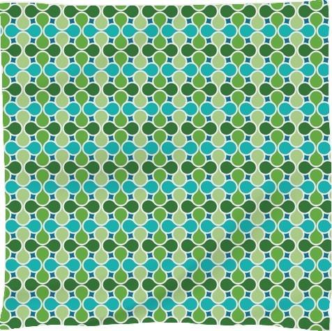 Blue and Green Retro Mod Abstract