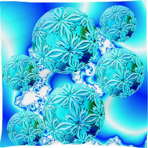 Blue Ice Crystals