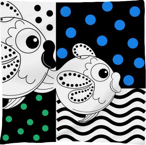 Fish and Patterns Op Art