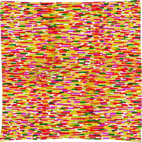 Impressionism style colorful abstract pattern