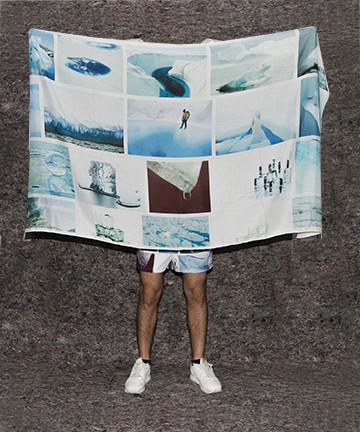 PAOM, Print All Over Me, digital print, design, fashion, style, collaboration, frank-traynor, frank traynor, Scarf, Scarf, Scarf, The, Perfect, Nothing, Catalog, Sarong, Hayden, Dunham, water, melting, autumn winter spring summer, unisex, Rayon, Accessories