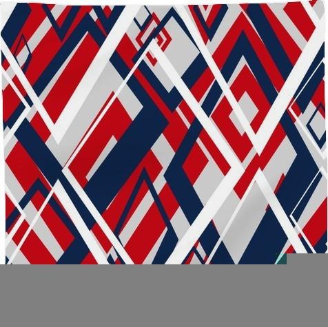 Red White and Blue Patriotic Abstract