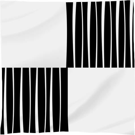 WB quartered stripes