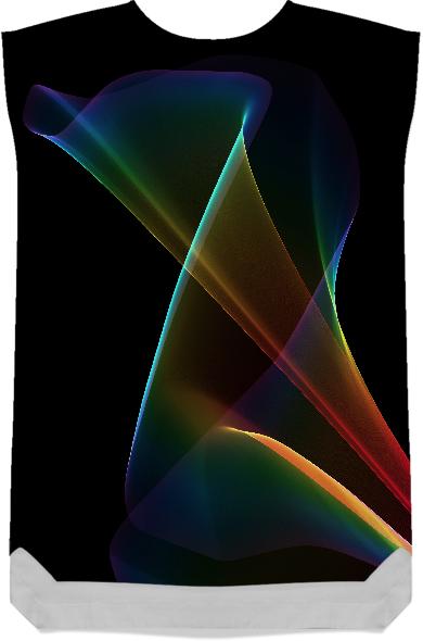 Abstract Rainbow Lily Colorful Fractal Mystical Flower
