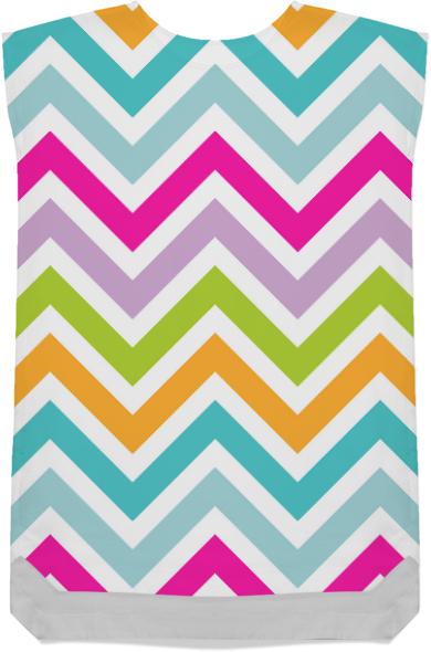 Colorful chevrons zig zag stripes pattern