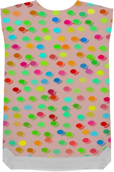 Colorful polka dots pattern