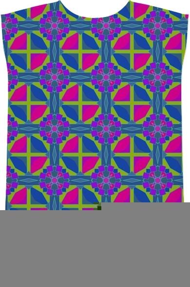 Gorgeous Patterned Jewel Toned Abstract