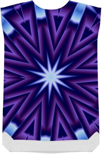 Purple and Blue Kaleidoscope Abstract