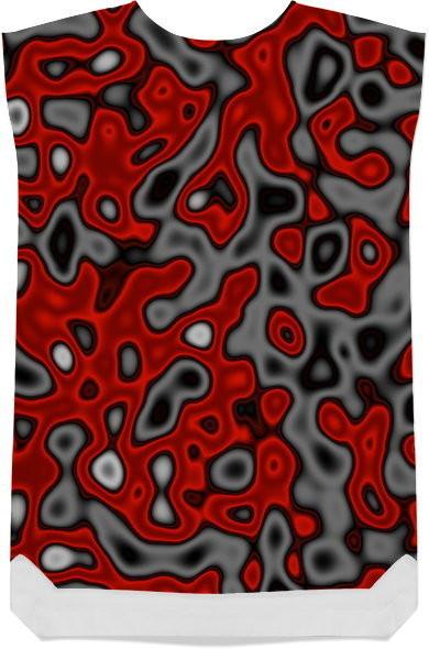 Red Gray and Black Digital Art Abstract