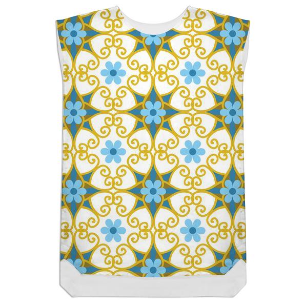 Retro Floral Abstract Dress