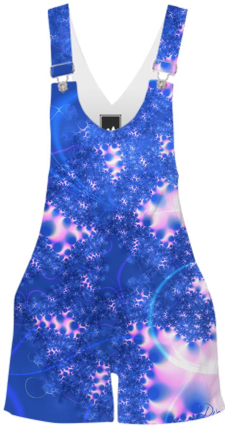Blue Pink Delicate Abstract Cosmic Growth Osmosis