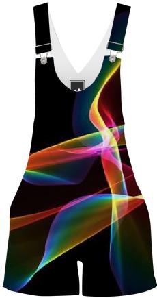 Fluted Cosmic Rainbow Abstract Fractal Winds
