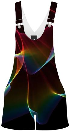 Imagine Through the Abstract Fractal Rainbow Veil