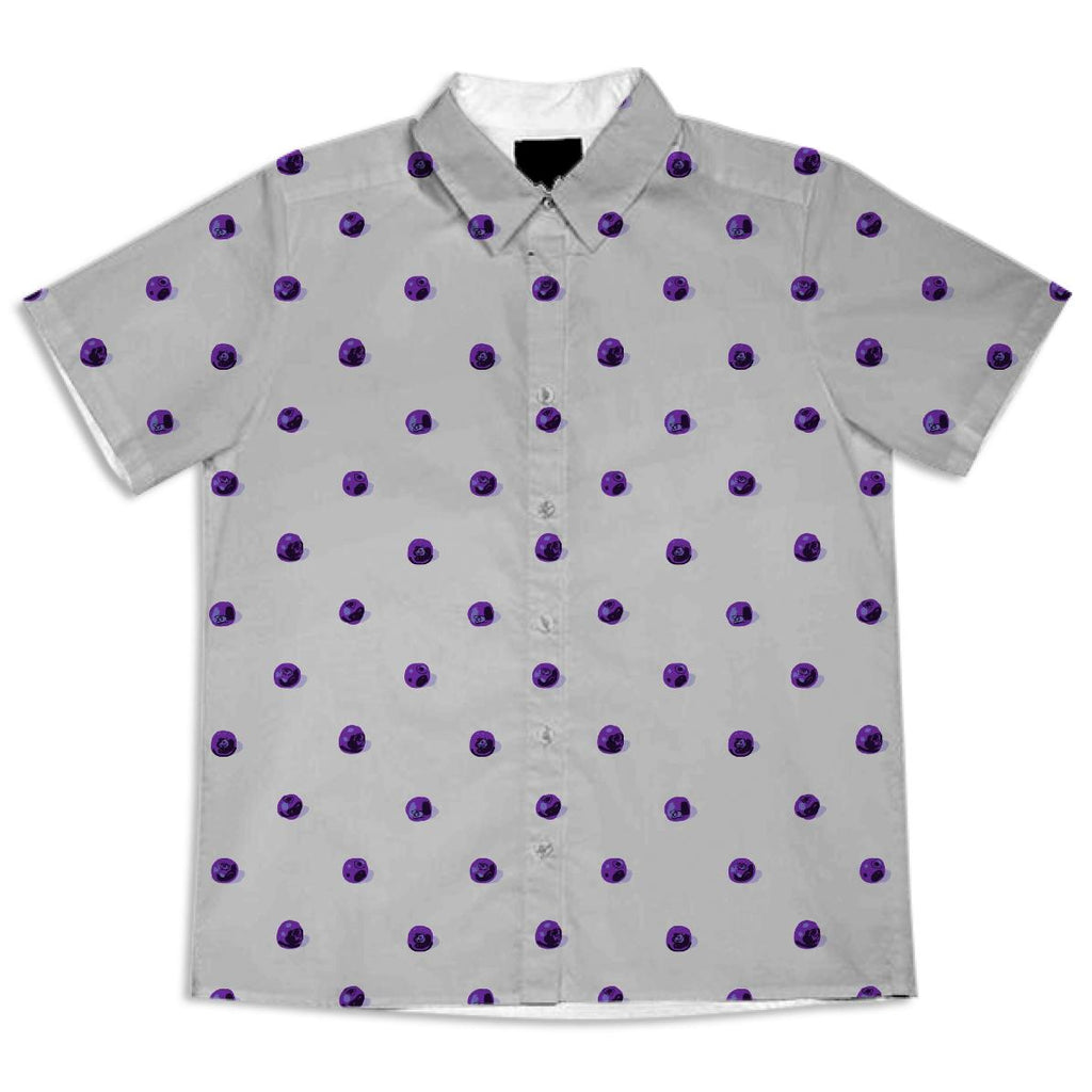 Blueberry Polka Dot Blouse