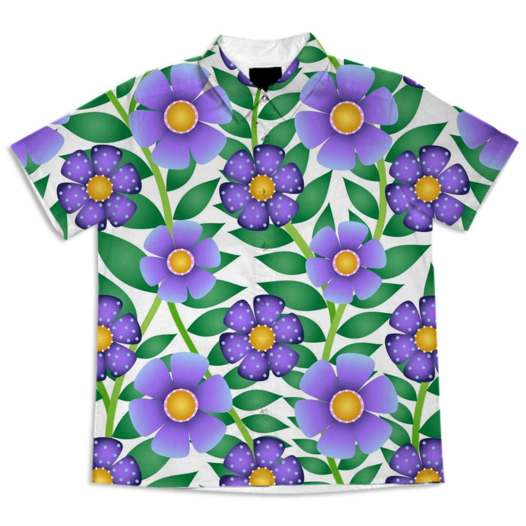 Purple Floral Summer shirt