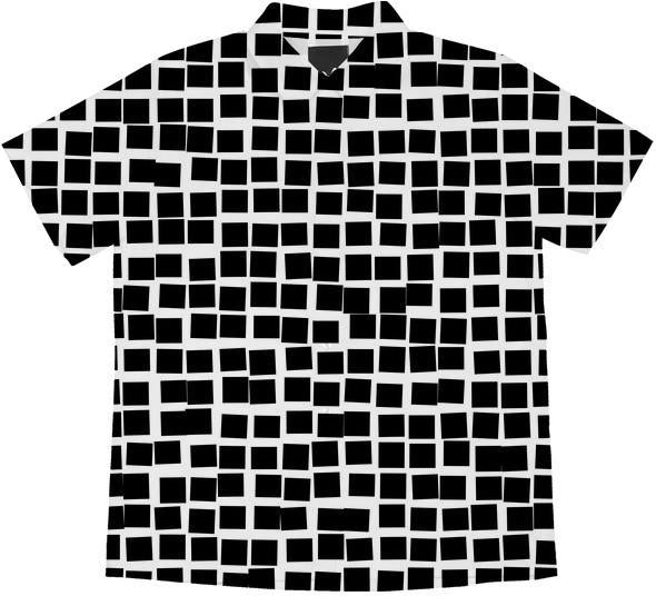 Black and White Mosaic Squares