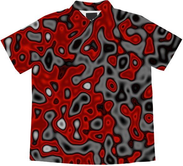 Red Gray and Black Digital Art Abstract