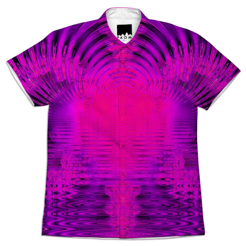 Abstract Violet Rose Tunnel of Light