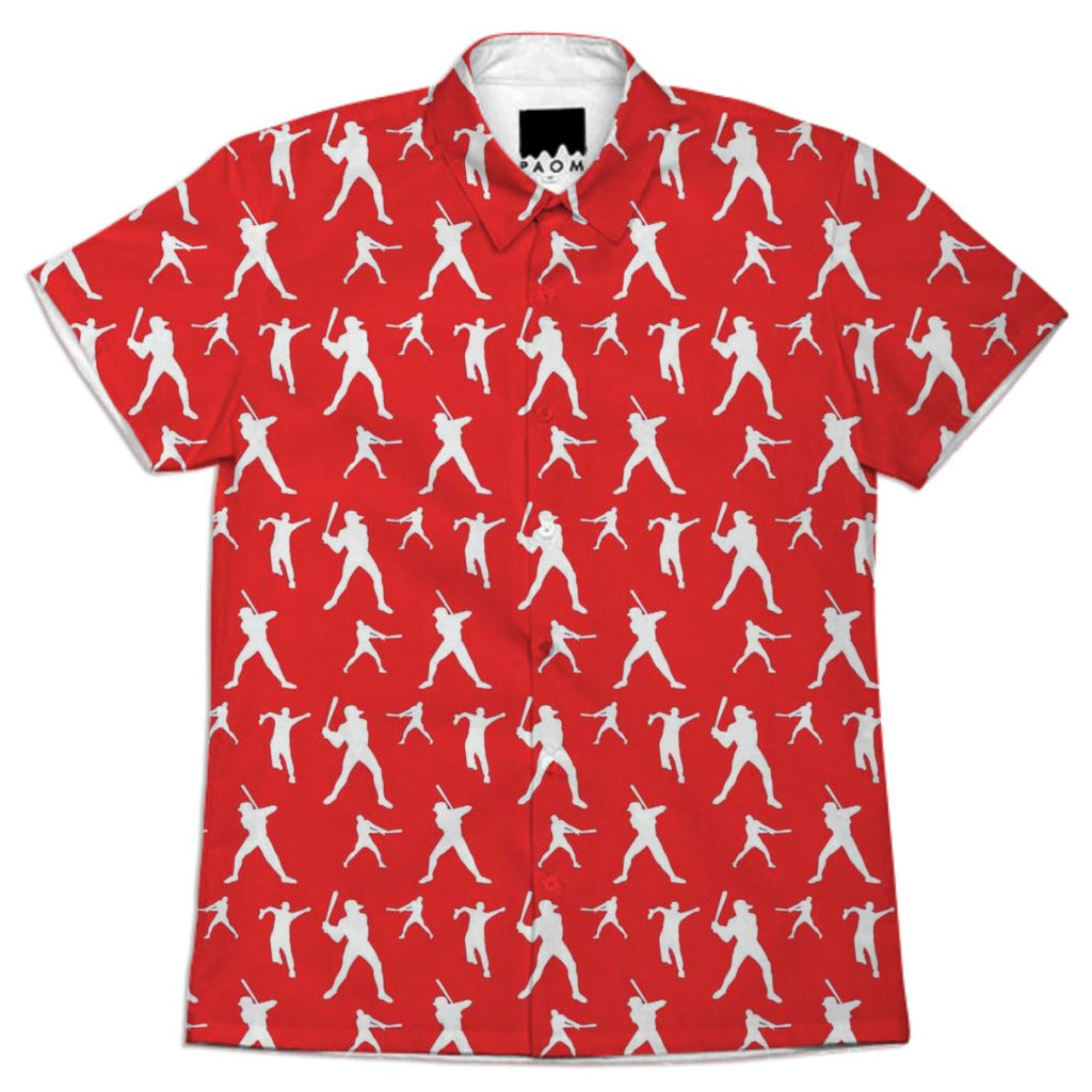 Baseball Player Silhouette Workshirt
